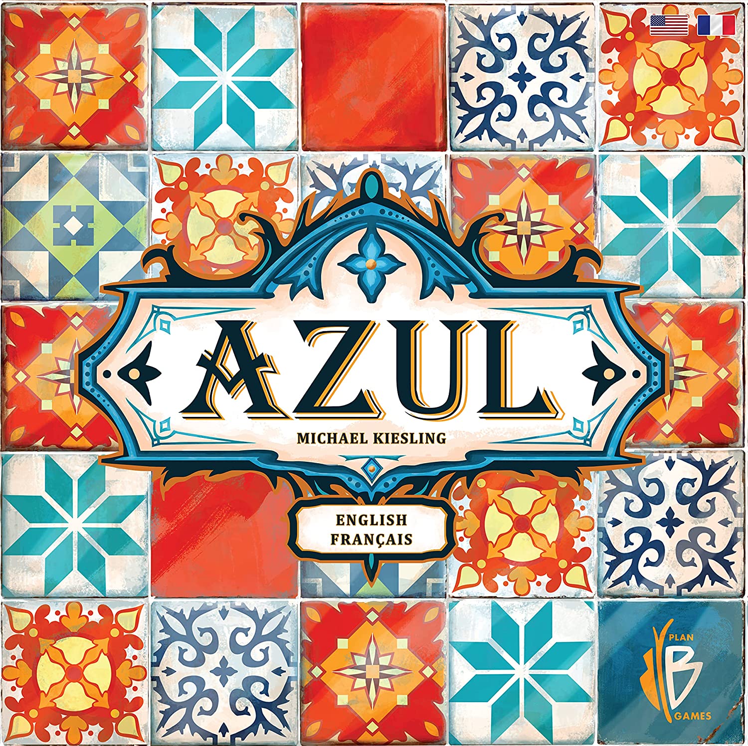 Azul Board Game - Beautiful Pattern - Building Fun! - WiredVillage Games - Next Move Games